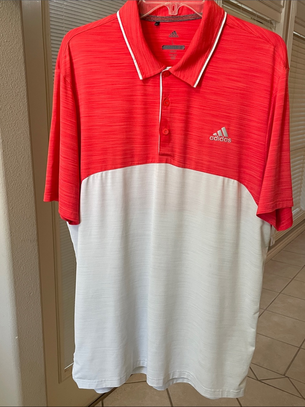 Adidas Golf Mens Polo Shirts Lot of 2 Performance Climalite Large - Picture 6 of 16